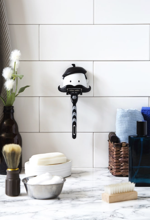 Peleg Design Mr. Razor, holder til barberskraber - sort/hvid - Bahne